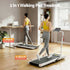 Treadmill Electric Walking Pad Under Desk Home Gym Fitness 400mm White