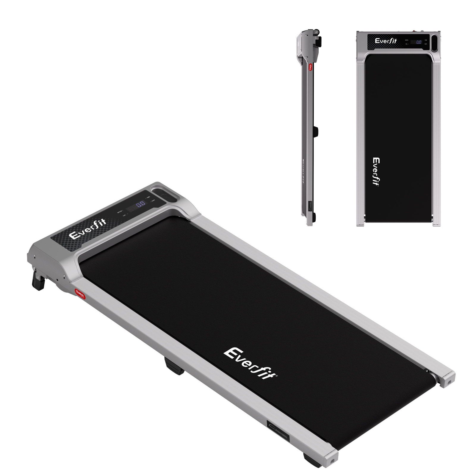 Everfit 3 in 1 Walking Pad Treadmill 12% Incline Under Desk Treadmills for Home Gym With 40cm Wide Belt Sliver