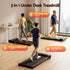 2‑in‑1 Walking Pad Treadmill – Dual‑Sided, Foot Massage, App Control, 2.5HP