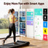 2‑in‑1 Walking Pad Treadmill – Dual‑Sided, Foot Massage, App Control, 2.5HP