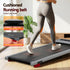 Treadmill Electric Walking Pad with Incline Under Desk Home Gym Grey