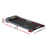 Treadmill Electric Walking Pad with Incline Under Desk Home Gym Grey