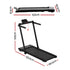 3 in 1 Walking Pad Treadmill With Led Lights Foldable Under Desk Treadmills for Home Gym 40cm Wide Belt Black