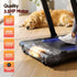3 in 1 Walking Pad Treadmill With Led Lights Foldable Under Desk Treadmills for Home Gym 40cm Wide Belt Black