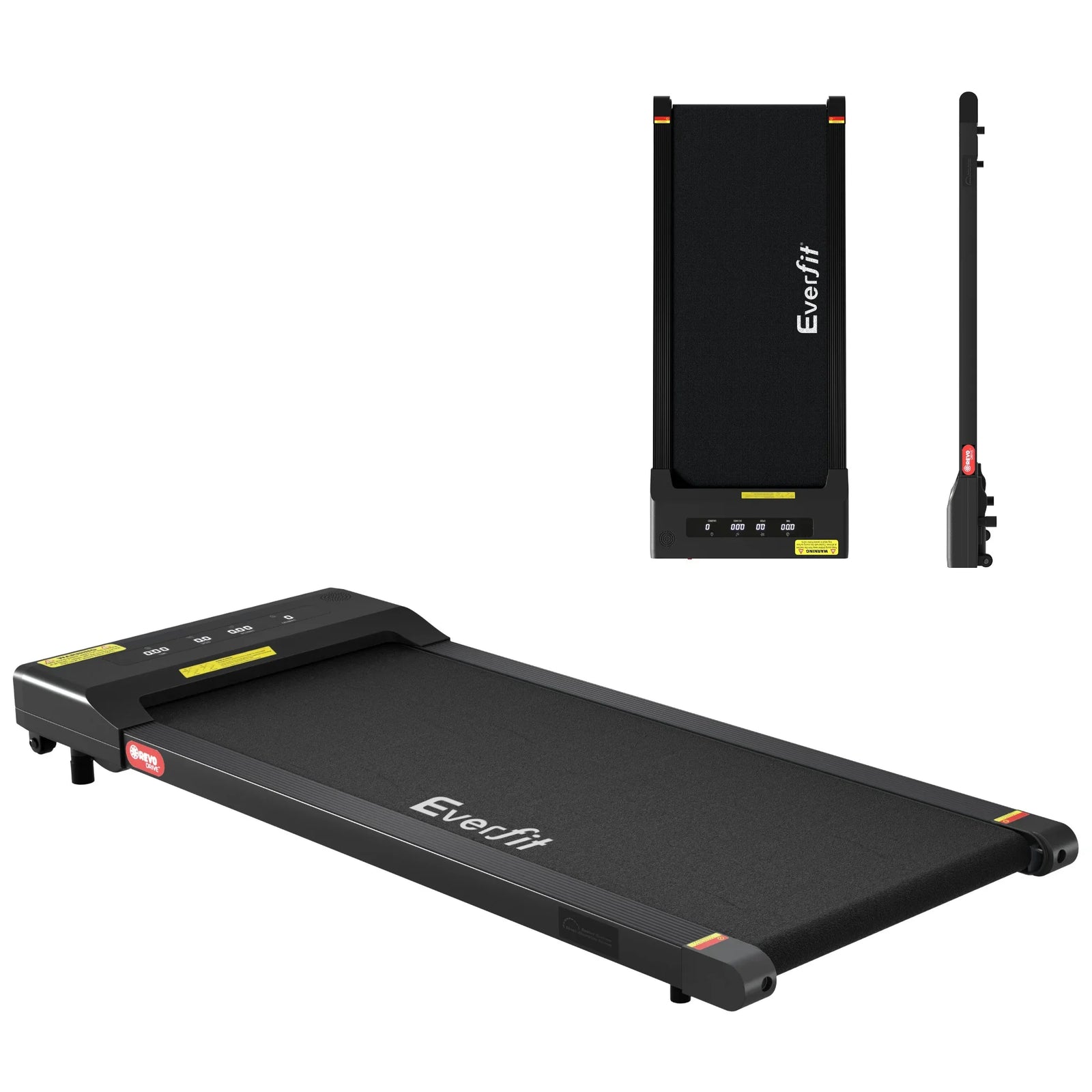 Everfit Treadmill Electric Walking Pad Under Desk Home Gym Fitness 400mm Black