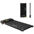 Everfit Treadmill Electric Walking Pad Under Desk Home Gym Fitness 400mm Black