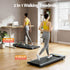 Everfit 2 in 1 Treadmill Electric Walking Pad Under Desk Home Gym Fitness 400mm Grey