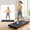 Everfit 5 in 1 Vibration Walking Pad Under Desk Treadmill 10% Incline 400mm Belt Home Gym Black