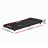 Everfit 5 in 1 Vibration Walking Pad Under Desk Treadmill 10% Incline 400mm Belt Home Gym Black