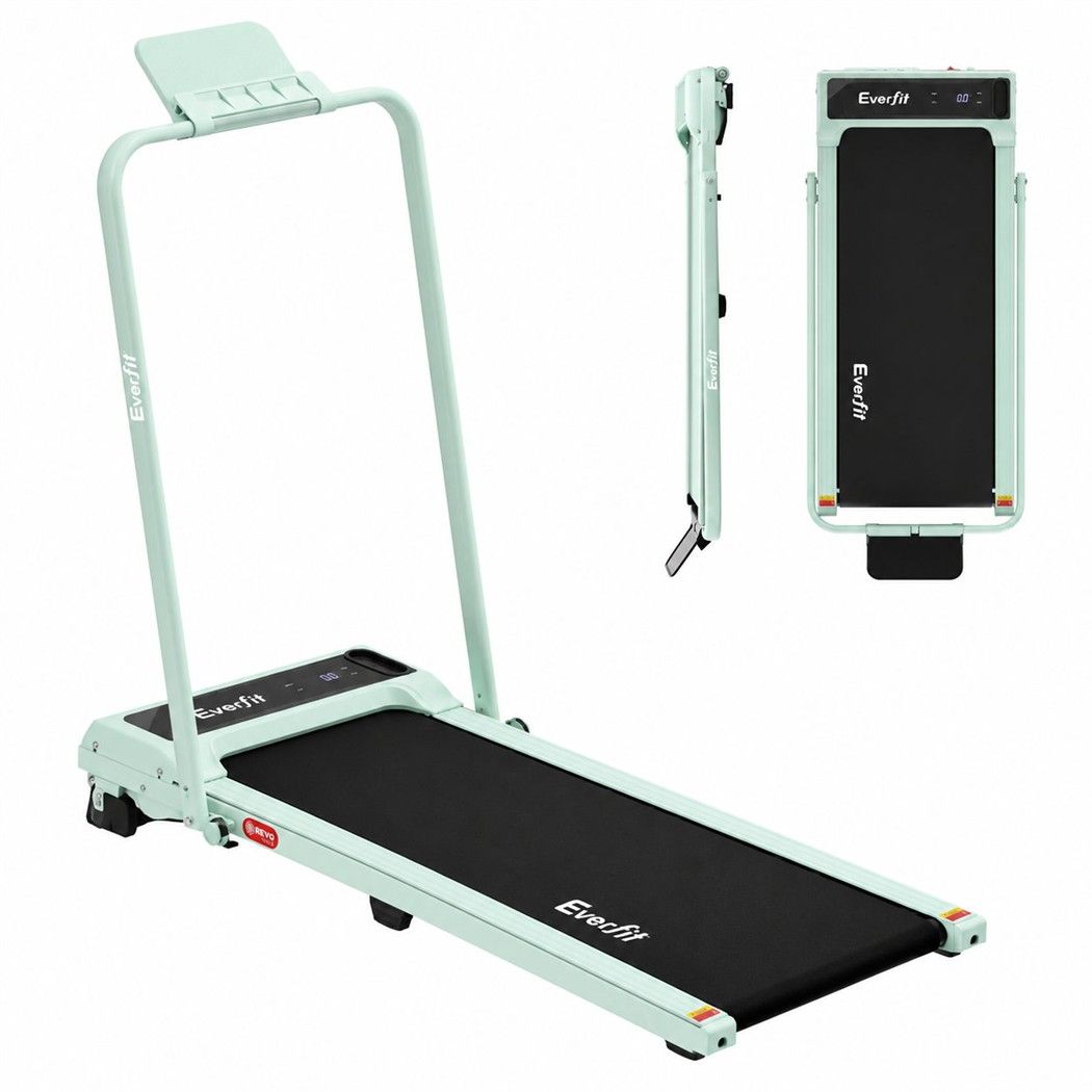Everfit 3-in-1 Walking Pad Treadmill 12% Incline Under Desk 40cm Belt Green