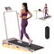 3 in 1 Walking Pad Treadmill 12% Incline Foldable Under Desk Treadmills for Home Gym With 40cm Wide Belt Pink