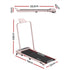 3 in 1 Walking Pad Treadmill 12% Incline Foldable Under Desk Treadmills for Home Gym With 40cm Wide Belt Pink