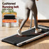 3 in 1 Walking Pad Treadmill 12% Incline Foldable Under Desk Treadmills for Home Gym With 40cm Wide Belt Silver