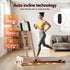 Everfit 3 in 1 Walking Pad Treadmill 20% Auto Incline Under Desk Foldable Treadmills for Home With 40cm Wide Belt Pink
