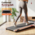 Everfit 3 in 1 Walking Pad Treadmill 20% Auto Incline Under Desk Foldable Treadmills for Home With 40cm Wide Belt Pink