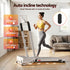 Everfit 3 in 1 Walking Pad Treadmill 20% Auto Incline Under Desk Foldable Treadmills for Home With 40cm Wide Belt White
