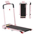 Everfit 3 in 1 Treadmill Electric Walking Pad with Incline Foldable for Home Gym Pink