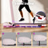 Everfit Treadmill Electric Walking Pad with Incline Foldable for Home Gym Pink