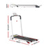 Everfit 3 in 1 Treadmill Electric Walking Pad with Incline Foldable for Home Gym White