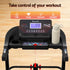 Treadmill Electric Home Gym Fitness Exercise Machine w/ Sit Up Bar 450mm