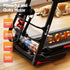 Treadmill with Massager – 5.0HP, 24km/h, 15‑Level Incline, Bluetooth, Black