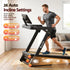 500mm Wide Belt Treadmill 30% Auto Incline Foldable Treadmills for Home with LED Lights