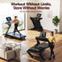 500mm Wide Belt Treadmill 30% Auto Incline Foldable Treadmills for Home with LED Lights