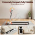 Treadmill Electric Home Gym Fitness Exercise Fully Foldable 450mm White