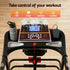 Everfit Folding Electric Treadmill 3.5HP Home Gym Incline 18km/h Black