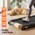 4 in 1 Vibration Walking Pad Treadmill Under Desk Treadmills for Home Gym with App Control 380mm Black
