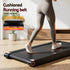 4 in 1 Vibration Walking Pad Treadmill Under Desk Treadmills for Home Gym with App Control 380mm Black