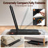 4 in 1 Vibration Walking Pad Treadmill Under Desk Treadmills for Home Gym with App Control 380mm Black
