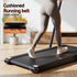 4 in 1 Vibration Walking Pad Treadmill Under Desk Treadmills for Home Gym with App Control 380mm Black