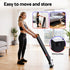 2 Side Walking Pad Treadmill with Massage Function Fitness 380mm Black