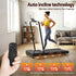 Everfit 3 in 1 Treadmill Electric Walking Pad Auto Incline Foldable for Home Gym Black