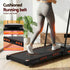 Everfit 3 in 1 Treadmill Electric Walking Pad Auto Incline Foldable for Home Gym Black