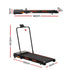 Everfit Treadmill Electric Walking Pad Auto Incline Foldable for Home Gym Black
