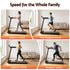 Treadmill Electric Walking Pad Foldable Incline for Home Office Gym Black