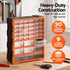 39‑Drawer Storage Cabinet – Small Parts Organizer, Wall‑Mountable, Black