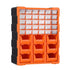 39‑Drawer Tool Organizer – Hardware Storage Cabinet Anti‑Drop Clear/Orange