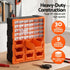 39‑Drawer Tool Organizer – Hardware Storage Cabinet Anti‑Drop Clear/Orange