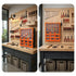 39‑Drawer Tool Organizer – Hardware Storage Cabinet Anti‑Drop Clear/Orange