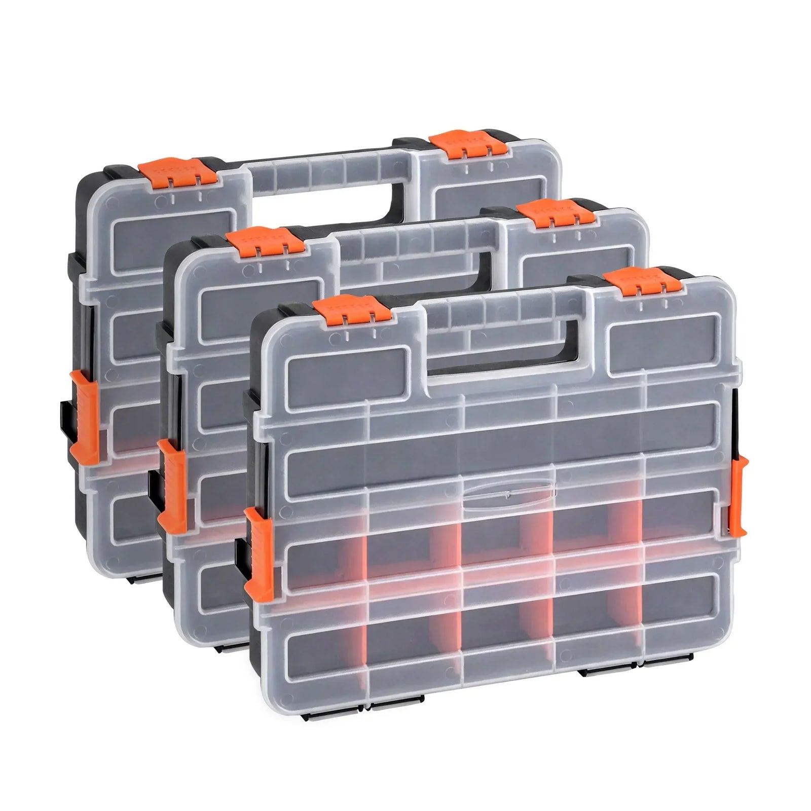 3 Pack Tool Box Organizer with Hardware Storage Box for Small Parts