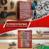 60-Drawer Tool Storage Cabinet, Anti-Drop Hardware Organizer Storage Box