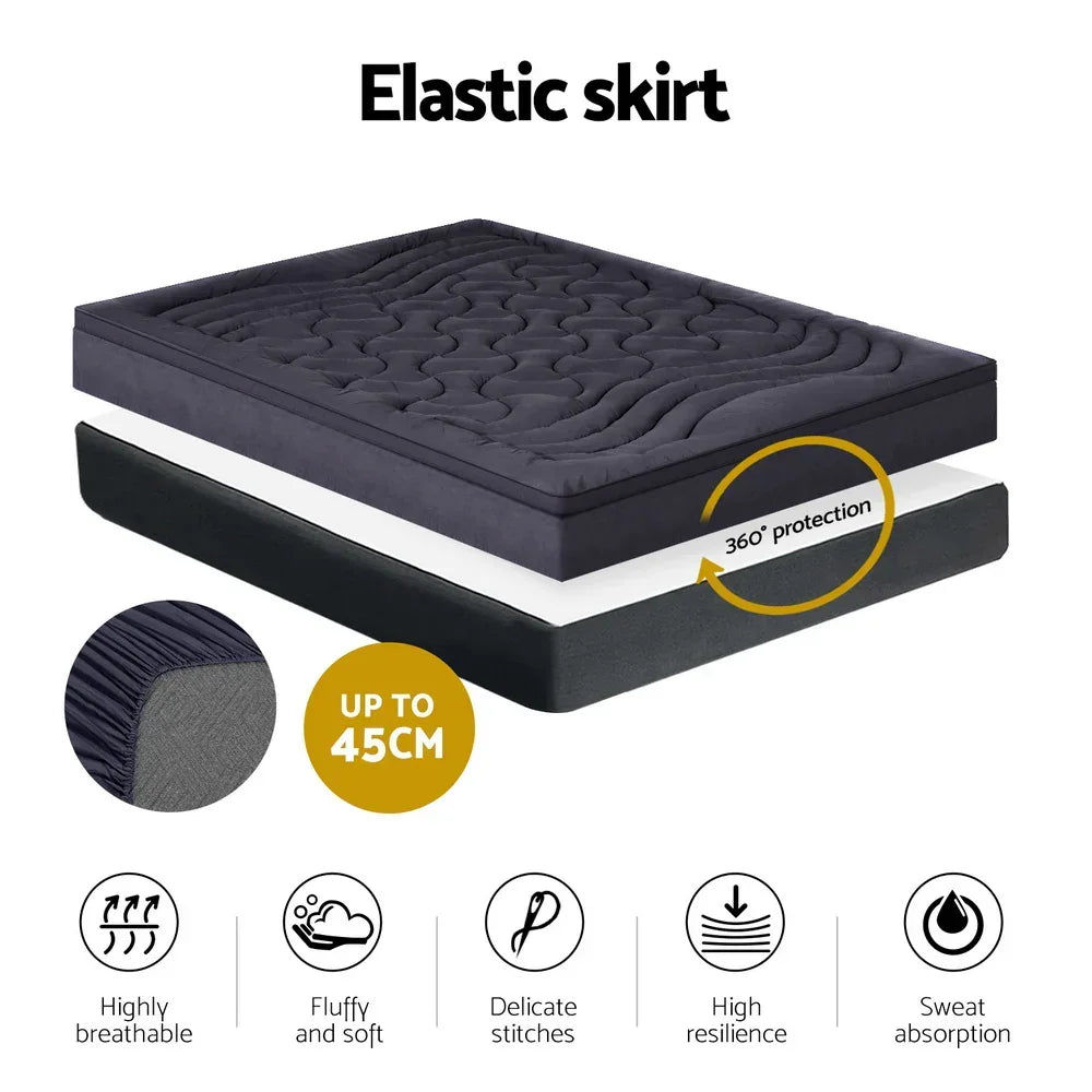 Mattress Topper Pillowtop 3-Zone Single