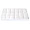 Giselle Bedding 1500GSM Bamboo Pillowtop Mattress Topper 10cm Thick Pad for Back Pain Relief, High Loft Cooling Underlay for Dorm & Guest Bed, 45cm Deep Pocket King