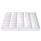 Giselle Bedding 1500GSM Bamboo Pillowtop Mattress Topper 10cm Thick Pad for Back Pain Relief, High Loft Cooling Underlay for Dorm & Guest Bed, 45cm Deep Pocket Queen