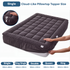 Bamboo Charcoal Filling Pillowtop Topper 1000GSM 5cm Thick Pillowtop Pad for Back Pain Relief Washable with 45cm Deep Pocket Single