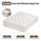 Giselle Double Pillow Top Mattress Topper 1300GSM White Duck Feather For Old Bed Upgrade 5cm Thick