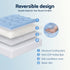 Giselle 5cm Mattress Topper Pillowtop toppers Double-Sided King